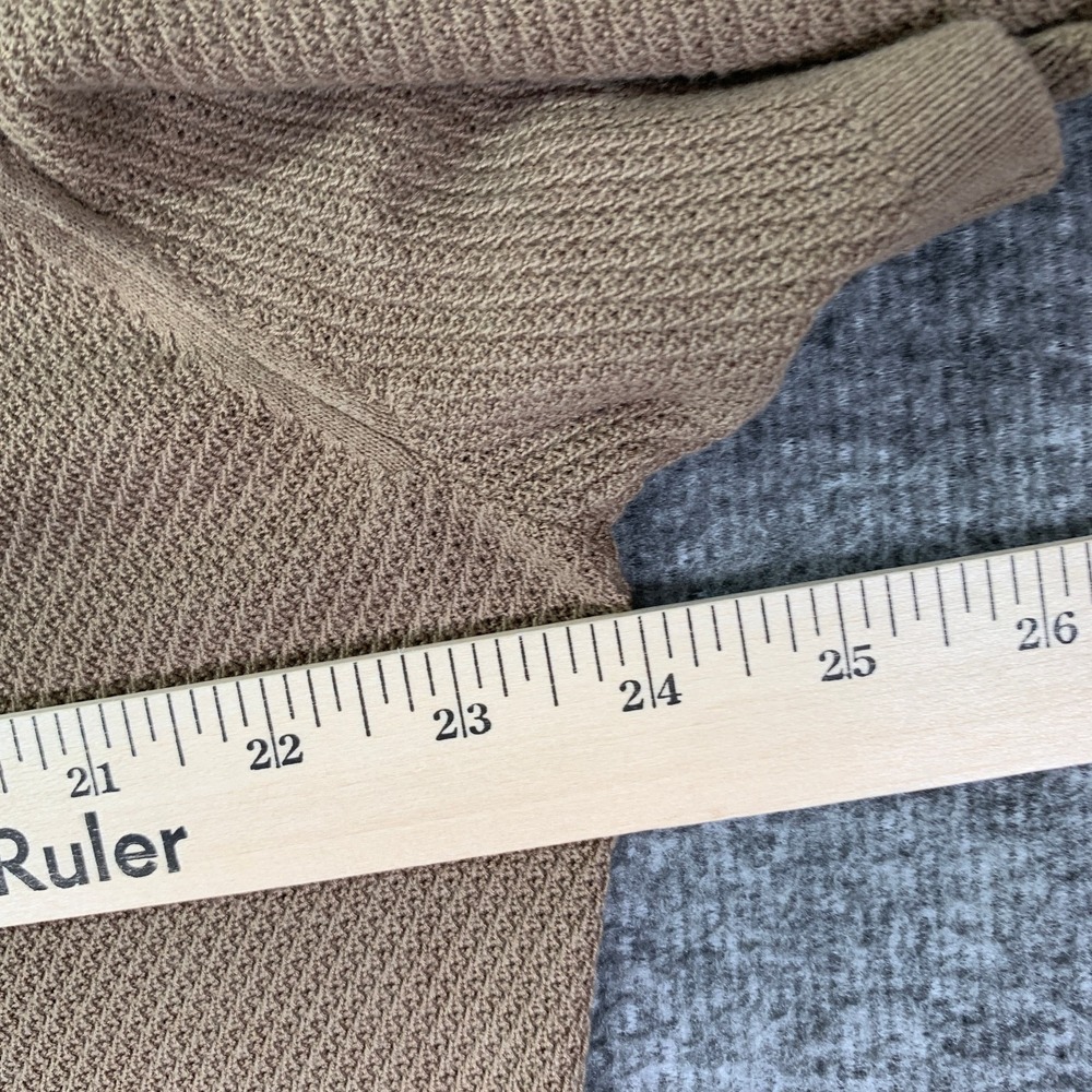 Reiss Knit Polo Men 2XL Brown Short Sleeve Old Money Casual Preppy - Picture 9 of 10